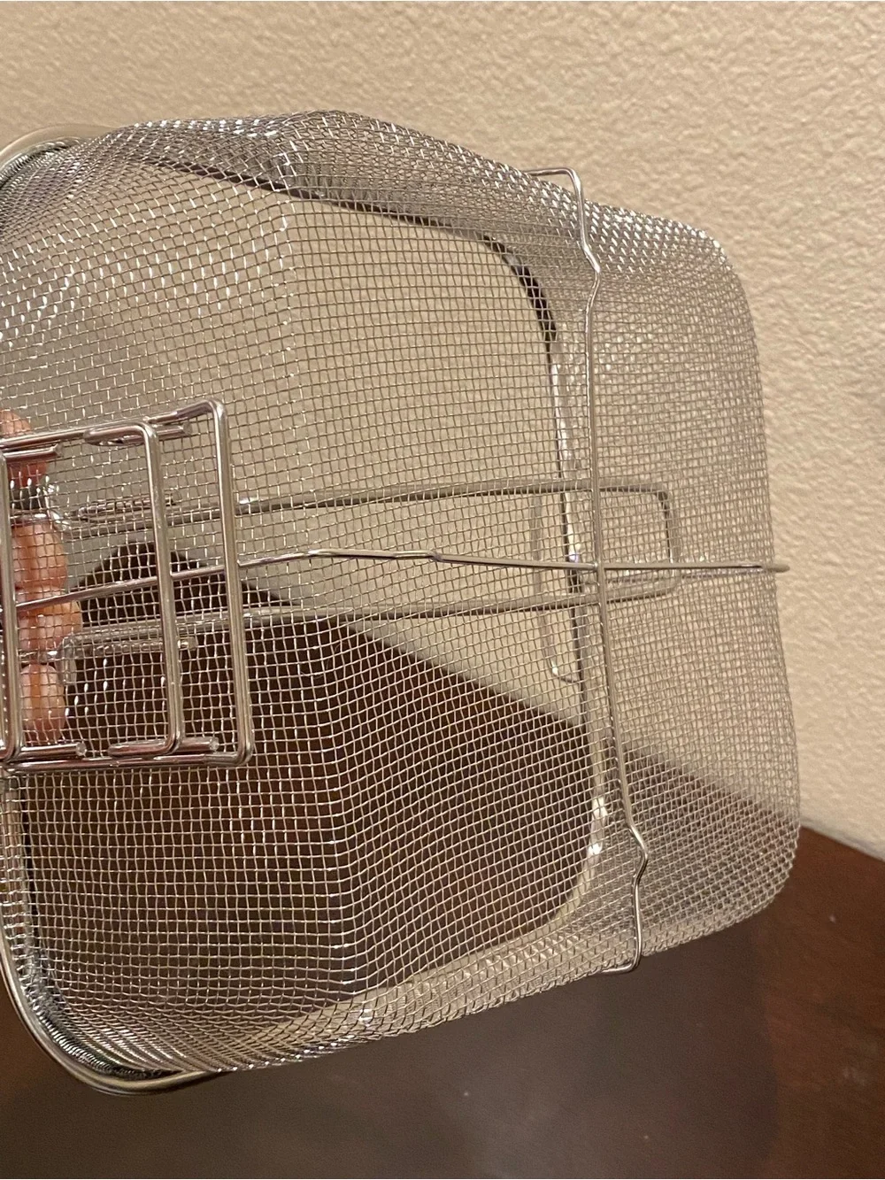Copper Chef 9”x9” Stainless Steel Square Fry Basket with Removable Handle NEW